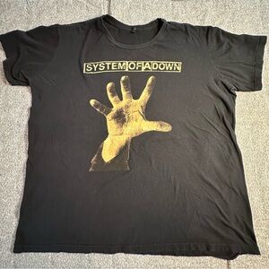 System of a Down Band TShirt Size XXL. Seam unraveled slightly see picture.